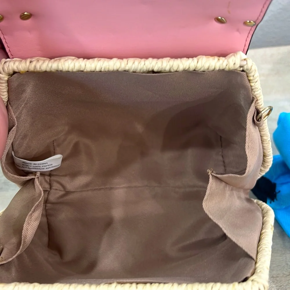 Antonio Melani Dana Wicker Bag NWT - Picture 7 of 8